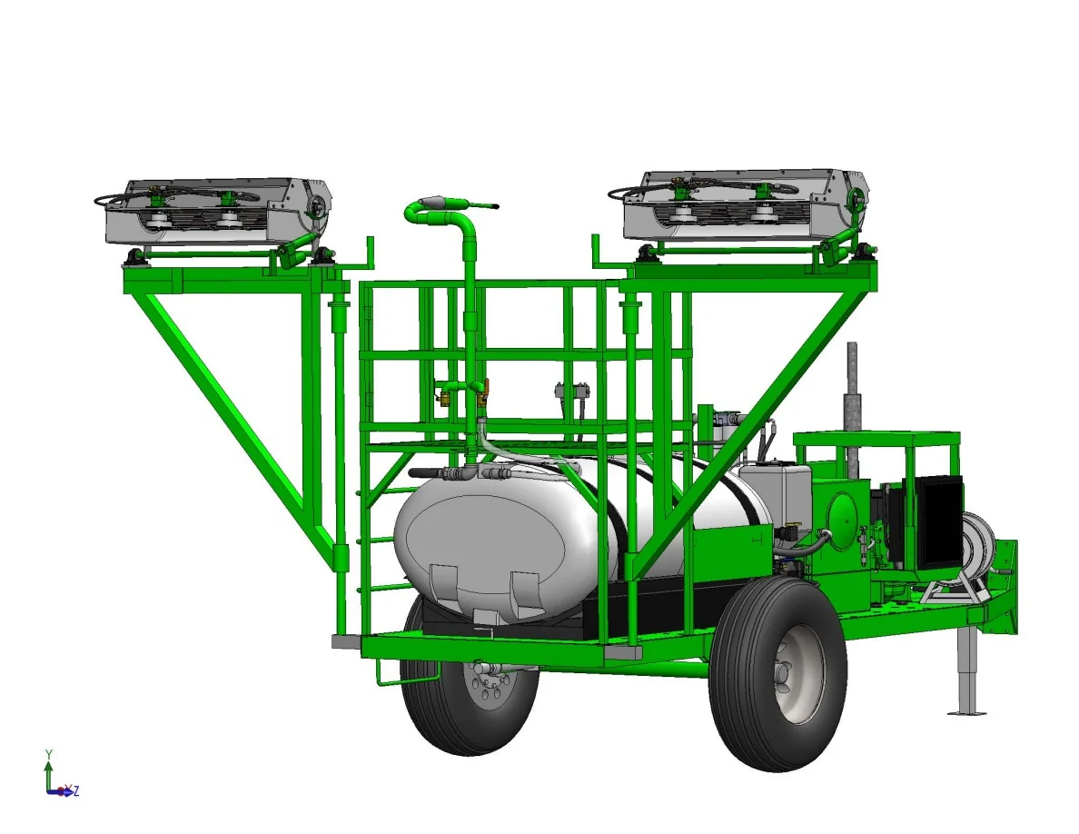 SWAT TF 1000 — rendering with spray platform.